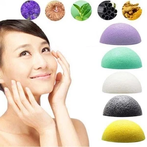 Beauty Facial Puff Natural Cleanse Exfoliator Konjac Washing Sponge - Picture 1 of 7