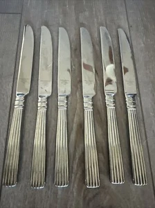 6 Dinner Knives Reed & Barton 18/10 Stainless Steel CRESCENDO II Flatware - Picture 1 of 2