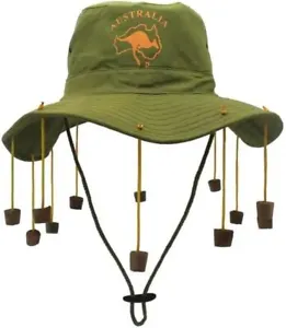 Unisex Australian Corks Hat - Perfect for Parties & Aussie Celebrations - Picture 1 of 6