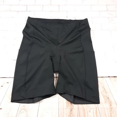 REI Cycling Shorts Mens 2XL Compression Padded Black Stretch Waist - Image 1 of 4