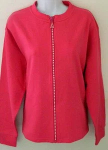 Cardigan donna con cerniera in cristallo "NUOVO" (senza colletto) - Foto 1 di 4