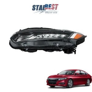Faro delantero halógeno transparente lado izquierdo apto para Honda Accord 2018-2021 - Imagen 1 de 13