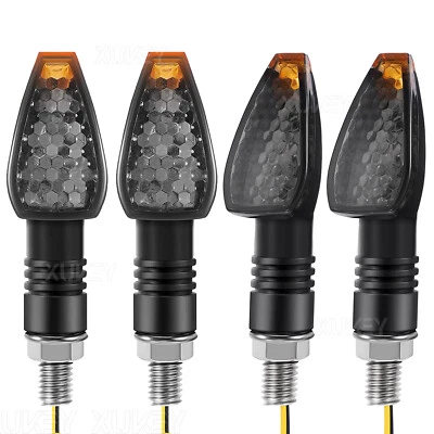 Indicador de señal de giro LED para motocicleta luces ámbar intermitente de freno para Yamaha TW200 Foto 1 de 4