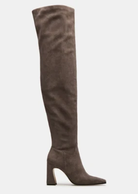 Steve Madden Women's Stratus Grey Suede Over-the-Knee Boots Sz 9 New in the Box - Image 1 of 4