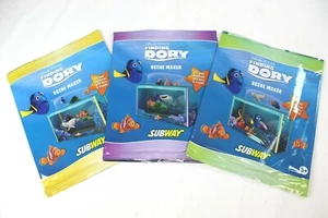 Subway Disney Findet Dorie Spielzeug Werbegeschenk Menge 3 Szenenmacher Aquarium Neu  - Bild 1 von 5