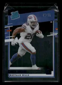 2020 Panini Chronicles #RR-ZM Zack Moss Rookie BLUE /99 Buffalo Bills - Picture 1 of 2