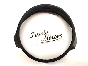 CORNICE GHIERA FARO ANTERIORE NERO OPACO VESPA PX PE ARCOBALENO 125 150 200 - Foto 1 di 5