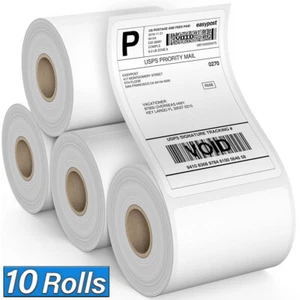10 Rolls 4x6 Direct Thermal Shipping Labels Zebra 2844 Eltron ZP450 ZP500 ZP505 - Bild 1 von 12