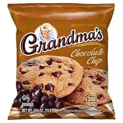 Biscoitos da vovó, chocolate chip, pacote com 2 unidades (pacote com 45) - Imagem 1 de 4