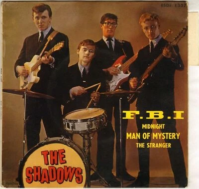 THE SHADOWS "F.B.I." EP 1961 COLUMBIA ESDF 1357 Languette ! - Photo 1/4