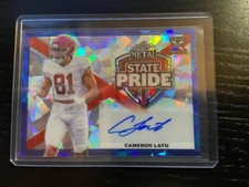 2023 Leaf Metal Draft CAMERON LATU Auto Rookie XRC State Pride Card 49ers RC 1/1