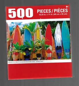 NEW SEALED 500 PIECE JIGSAW PUZZLE CraZArt Surfboards Fence Hawaii surfing - Picture 1 of 1