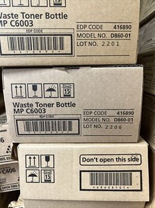 Qty 4-Ricoh Waste Toner Bottle MP C6003 416890 MP C3003 C3503 C3504 C4504 C6004