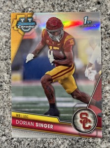 2023 Bowman University Dorian Singer 1st Chrome Refractor #146 USC