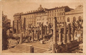 21-109C) ROMA SCAVI TORRE ARGENTINA TEMPI MINERVA CALCIDICA ERCOLE VIAGGIATA - Picture 1 of 2