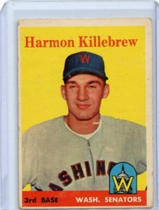 1958 Topps Harmon Killebrew Washington Senators #288 💥💥🎆 En muy buen estado - Imagen 1 de 2