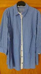 Damen Bluse,Betty Barclay blau-weiss , Gr. 46 - Bild 1 von 10