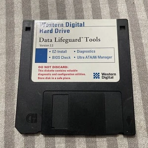 Western Digital Hard Drive Data Life Guard Tools Version 2.2 Floppy Disk 3.5 - Picture 1 of 1