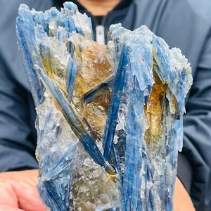 1958 g natürlicher blauer Kyanit Quarz Kristall Cluster Edelstein Probe Heilung - Bild 1 von 20