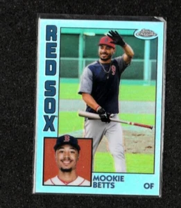 MOOKIE BETTS 2019 Topps Cromo 1984 RIFRATTORE #84TC-20 Red Sox Dodgers NUOVO DI ZECCA - Foto 1 di 2