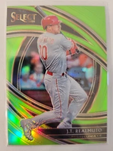 J.T. Realmuto Neon Green 42/99 2020 Panini Select Baseball - Picture 1 of 2