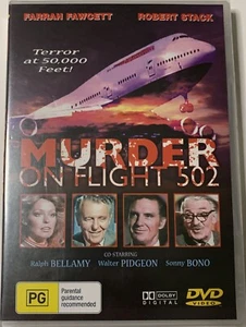 Murder on Flight 502 - DVD - Robert Stack,  Farrah Fawcett, Sonny Bono - Picture 1 of 1