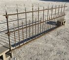 Wrought Iron Fence Panel, Architectural Salvage Grate, Garden Art, Vintage, Y