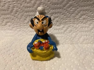 VINTAGE 1984 Smurfs Gargamel Smurf Halloween Figure Toy Figurine - Picture 1 of 5