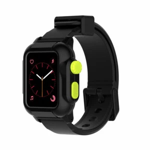Waterproof Silicone Sport Band & Armor Case For Apple Watch iWatch 2/3 42mm - Picture 1 of 13