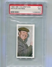 1962 ABC Minors Colorstars - ARTHUR HAYNES - Card #10 - ARTHUR HAYNES SHOW PSA 7
