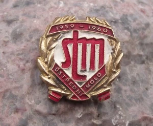 1959 STM Czechoslovakia Creativity Competition Communist Youth Finals Pin Badge - Picture 1 of 6