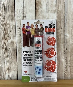 The Big Bang Theory Rock Paper Scissors Lizard Spock Dice Game New In Package - Picture 1 of 7