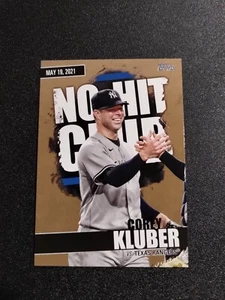 2022 Topps No Hit Club Gold 20/75 Corey Kluber New York Yankees - Picture 1 of 6