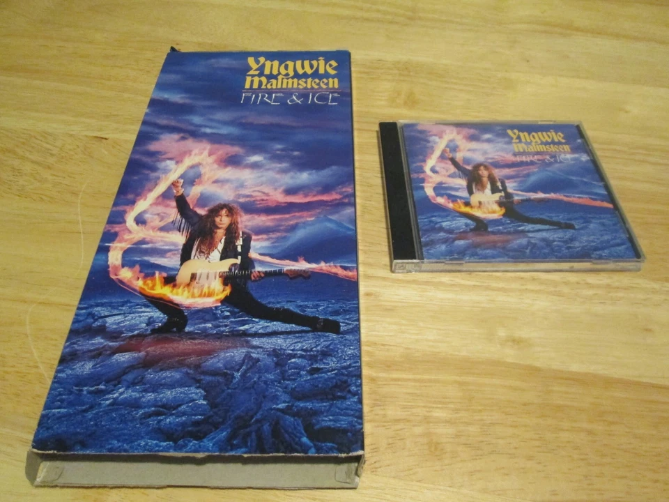 Yngwie Malmsteen - Fire & Ice Rare Longbox Hard To Find Foto 1 de 4
