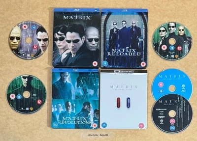 THE MATRIX - UK EXCLUSIVE BLU RAY STEELBOOK COLLECTION (READ) - Image 1 of 4