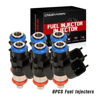 Inyectores de combustible 6 piezas para Dodge Charger Jeep Chrysler 200 300 Town & Country 3,6 L Foto 1 de 4