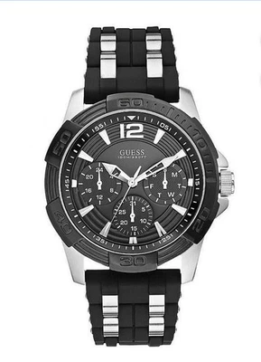 Reloj Unisex GUESS Multifunción Negro Deportivo Negro Silicona 41mm Foto 1 de 4