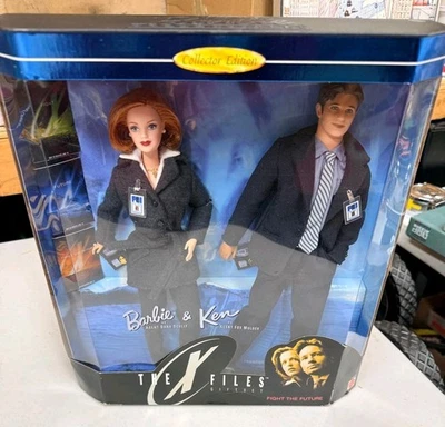 Barbie & Ken The X Files Set de Regalo 1998 Edición Coleccionista Scully & Mulder Mattel Foto 1 de 4