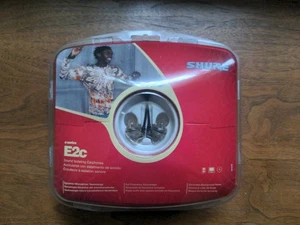 NOS Shure E2c Sound Isolating Full Frequency Earphones Earbuds Clear Corded 2005 - Picture 1 of 7