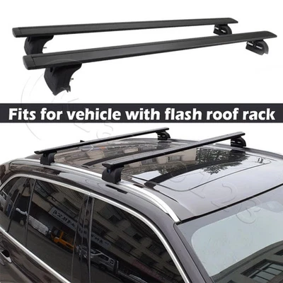 Barras transversais compatíveis com Nissan Rogue Sport 2017-2020 barra transversal 2 peças ajustável - Imagem 1 de 4