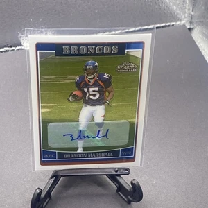 2006 Topps Chrome Brandon Marshall Rookie Auto Autograph - Picture 1 of 2
