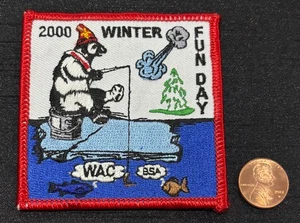 BOY SCOUT BSA WESTERN ALASKA COUNCIL OA NANUK 355 523 2000 WINTER FUN DAY PATCH - Picture 1 of 2