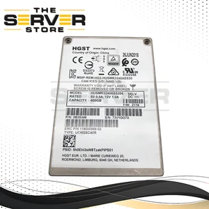 Dell EMC HGST 400GB 12Gb/s SAS 2.5" MLC SSD 0B35346 HUSMR3240ASS205 118000569-02 - Imagen 1 de 4