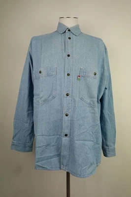 Moschino Jeans Para Hombre Camisas Talla L Camisa Hecha en Italia Informal De Colección Algodón Foto 1 de 4