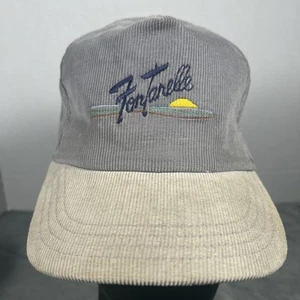 Cappello camionista vintage in velluto a coste FonTanelle semi made in USA berretto snapback - Foto 1 di 15