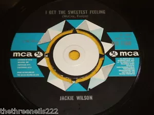 VINYL 7" SINGLE - JACKIE WILSON - I GET THE SWEETEST FEELING - MU 1160 - Picture 1 of 1