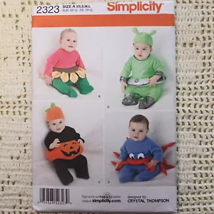 Costume bambino Simplicity 2323 modelli da cucire 4 look XS-S-M-L vintage non tagliato - Foto 1 di 2