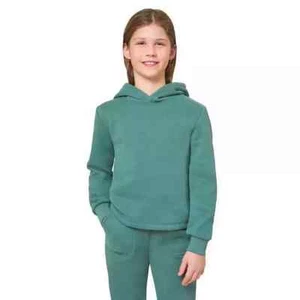 Mondetta Girls Size Medium 10/12 Green Fleece Hoodie Sweatshirt NWT - Picture 1 of 6