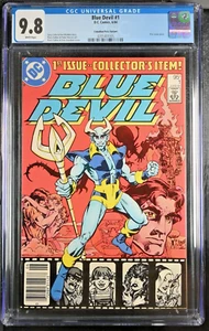🔥 Blue Devil #1 CGC 9.8 WP NEWSSTAND DC 1984 2nd appearance 1st cover & Origin - Picture 1 of 5