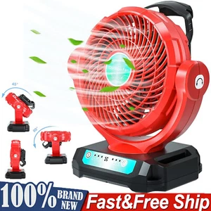 Battery Powered Fan for Milwaukee 18V Battery Variable Speed Battery Operate Fan - Picture 1 of 8